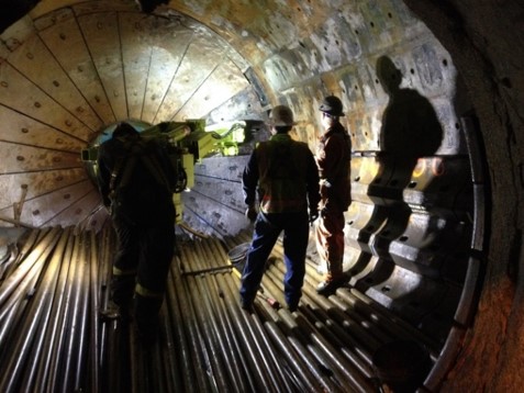 JTR personnel working on industrial equipment
